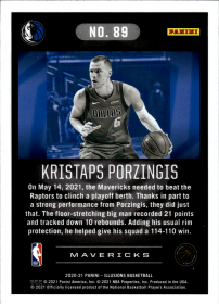 Kristaps Porzingis - Panini Illusions Base Set 2020-21, Nr. 89