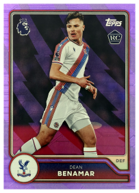 Dean Benamar - Topps Flagship Premier League Base Set 2026-27, Nr. 108 – Rookie Card, Purple Voltage Parallel