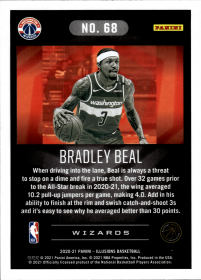 Bradley Beal - Panini Illusions Base Set 2020-21, Nr. 68