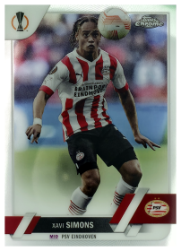 Xavi Simons - Topps Chrome UEFA Club Competitions Base Set 2022-23, Nr. 60