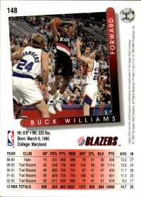 Buck Williams - Upper Deck Base Set 1993-94, Nr. 148