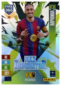 Raphinha - Panini Adrenalyn XL FIFA 365 Max Dominator 2026-27, Nr. 288 – Insert
