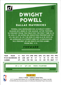 Dwight Powell - Panini Donruss Base Set 2020-21, Nr. 30