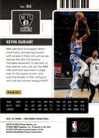Kevin Durant - Panini Contenders Season Ticket 2021-22, Nr. 84