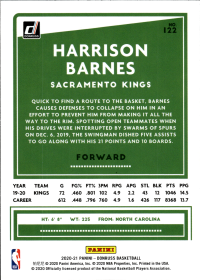 Harrison Barnes - Panini Donruss Base Set 2020-21, Nr. 122