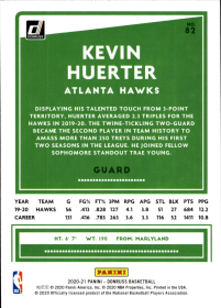 Kevin Huerter - Panini Donruss Base Set 2020-21, Nr. 82