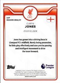 Curtis Jones - Topps Flagship Premier League Base Set 2026-27, Nr. 169