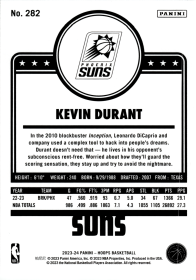 Kevin Durant - Panini Hoops Base Set 2023-24, Nr. 282