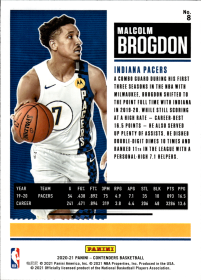 Malcolm Brogdon - Panini Contenders Season Ticket 2020-21, Nr. 8