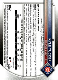 Kyle Tucker - Topps Bowman Chrome Base Set 2025, Nr. 57