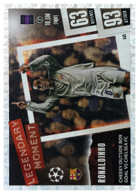 Ronaldinho - Topps Match Attax UEFA Club Competitions Legendary Moment 2023-24, Nr. 445