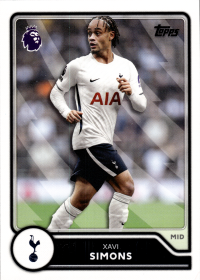 Xavi Simons - Topps Flagship Premier League Base Set 2026-27, Nr. 254