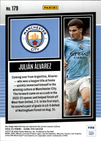 Julián Álvarez - Panini Score FIFA Base Set 2022-23, Nr. 179