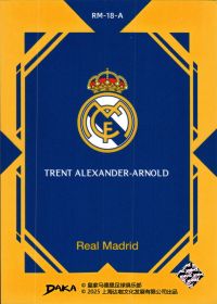 Trent Alexander-Arnold - DAKA Real Madrid Top Audience Base Set 2025-26, Nr. RM-18-A