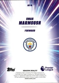 Omar Marmoush - Topps Flagship Premier League Nitro Boost 2026-27, Nr. NB 16 – Insert