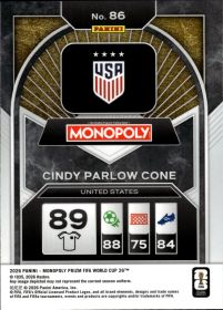 Cindy Parlow Cone - Panini Prizm Monopoly FIFA World Cup Base Set 2026, Nr. 86