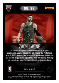 Zach LaVine - Panini Illusions Base Set 2020-21, Nr. 38