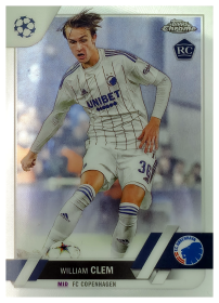William Clem - Topps Chrome UEFA Club Competitions Base Set 2022-23, Nr. 139 – Rookie Card