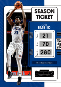 Joel Embiid - Panini Contenders Season Ticket 2021-22, Nr. 67