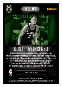Donte DiVincenzo - Panini Illusions Base Set 2020-21, Nr. 87
