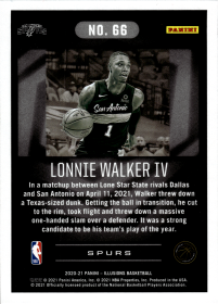 Lonnie Walker IV - Panini Illusions Base Set 2020-21, Nr. 66