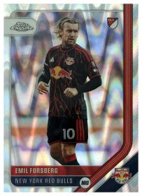 Emil Forsberg - Topps Chrome MLS Base Set 2026, Nr. 188 – RayWave Refractor