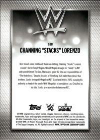 Channing "Stacks" Lorenzo - Topps Chrome WWE Base Set 2026, Nr. 188