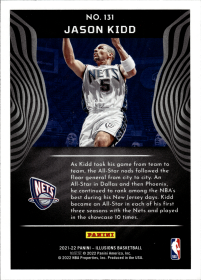 Jason Kidd - Panini Illusions Base Set 2021-22, Nr. 131