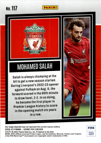 Mohamed Salah - Panini Score FIFA Base Set 2022-23, Nr. 117
