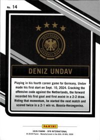 Deniz Undav - Panini DFB International Base Set 2026, Nr. 14