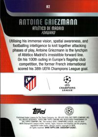 Antoine Griezmann - Topps Chrome UEFA Club Competitions Base Set 2025-26, Nr. 82
