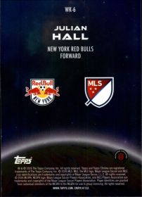 Julian Hall - Topps Chrome MLS Wonderkids 2026, Nr. WK-6 – Rookie Card, Insert