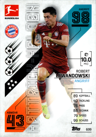 Robert Lewandowski - Topps Match Attax Bundesliga 2021-22, Nr. 699