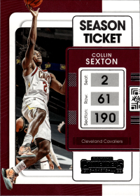 Collin Sexton - Panini Contenders Season Ticket 2021-22, Nr. 86