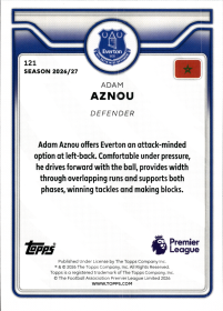 Adam Aznou - Topps Flagship Premier League Base Set 2026-27, Nr. 121