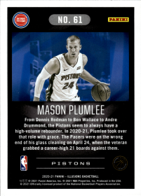 Mason Plumlee - Panini Illusions Base Set 2020-21, Nr. 61