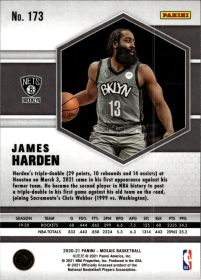 James Harden - Panini Mosaic Base Set 2020-21, Nr. 173