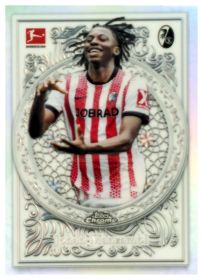 Johan Manzambi - Topps Chrome Bundesliga Ornaments 2025-26, Nr. OR-21 – Insert