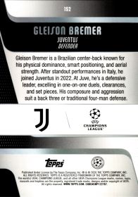 Gleison Bremer - Topps UEFA Club Competitions Base Set 2025-26, Nr. 152