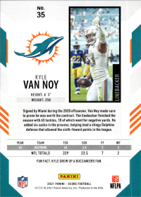 Kyle Van Noy - Panini Score Base Set 2021, Nr. 35