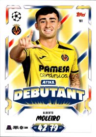 Alberto Moleiro - Topps Match Attax UEFA Club Competitions Attax Debutant 2026-27, Nr. 161