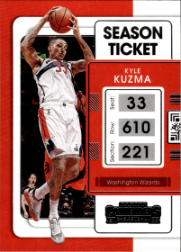 Kyle Kuzma - Panini Contenders Season Ticket 2021-22, Nr. 81