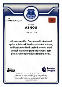 Adam Aznou - Topps Flagship Premier League Base Set 2026-27, Nr. 121