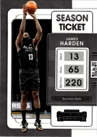 James Harden - Panini Contenders Season Ticket 2021-22, Nr. 64