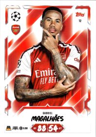 Gabriel Magalhães - Topps Match Attax UEFA Club Competitions Base Set 2026-27, Nr. 12