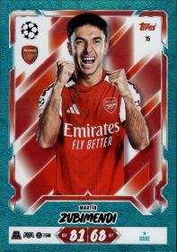 Martín Zubimendi - Topps Match Attax UEFA Club Competitions Base Set 2026-27, Nr. 15 – Rare