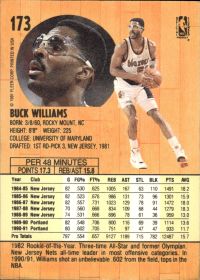 Buck Williams - Fleer Base Set 1991-92, Nr. 173