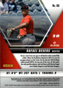 Rafael Devers - Panini Mosaic Base Set 2021, Nr. 66