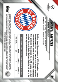 Marcel Sabitzer - Topps Chrome UEFA Champions League Base Set 2021-22, Nr. 184