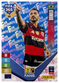 Danilo - Panini Adrenalyn XL FIFA 365 Fan Favourites 2026-27, Nr. 360 – Blue, Insert